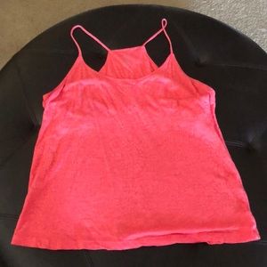 Express coral razor back top